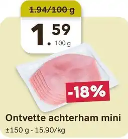 Bon Ap Ontvette achterham mini aanbieding