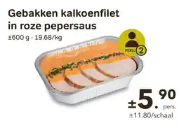 Bon Ap Gebakken kalkoenfilet in roze pepersaus aanbieding