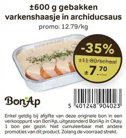 Bon Ap Varkenshaasje in archiducaus aanbieding