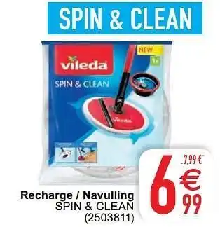 Recharge - navulling spin + clean