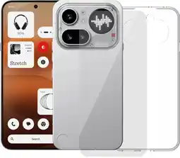 Coolblue Nothing Phone (4a) Pro 256GB Zilver 5G + Accessoirepakket aanbieding