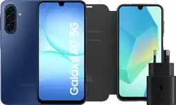 Coolblue Samsung Galaxy A17 128GB Blauw 5G + Accessoirepakket aanbieding
