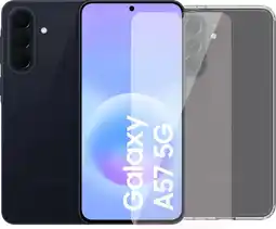 Coolblue Samsung Galaxy A57 256GB Donkerblauw 5G + Accessoirepakket aanbieding