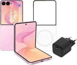 Coolblue Samsung Galaxy Z Flip 8 512 Go Rose 5G + Pack d'Accessoires aanbieding