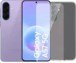 Coolblue Samsung Galaxy A57 256 Go Mauve 5G + Pack d'Accessoires aanbieding