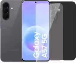 Coolblue Samsung Galaxy A57 256 Go Gris 5G + Pack d'Accessoires aanbieding