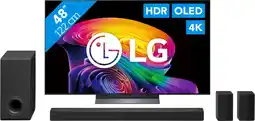 Coolblue LG OLED 48 C6 (2026) + LG DS80TR aanbieding