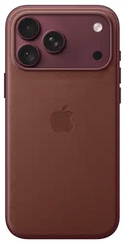 Coolblue Apple iPhone 18 Pro Max TechWoven Back Cover avec MagSafe Bordeaux aanbieding