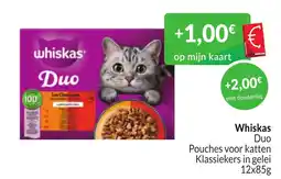 Intermarché Whiskas Duo Pouches voor katten aanbieding