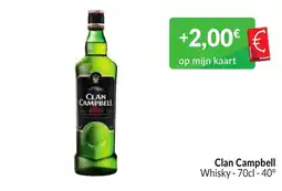 Intermarché Clan Campbell Whisky aanbieding