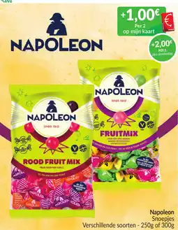 Intermarché Napoleon snoepjes aanbieding