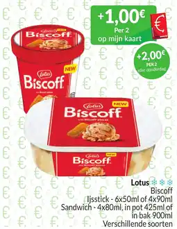 Intermarché Lotus Biscoff aanbieding