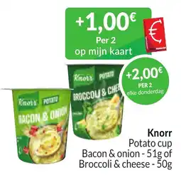 Intermarché Knorr Potato cup Bacon & onion aanbieding