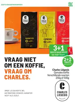 Intermarché Charles Liegeois Gemalen koffie aanbieding