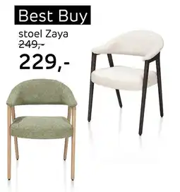 Henders & Hazel stoel Zaya aanbieding