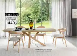 Henders & Hazel tafel Shimla aanbieding