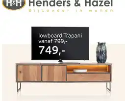 Henders & Hazel lowboard Trapani aanbieding