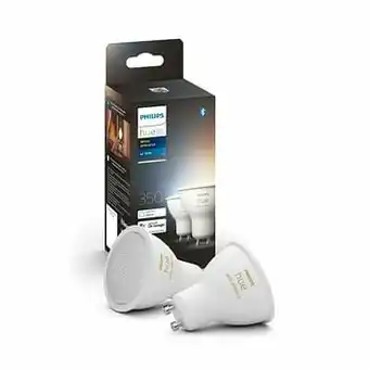GAMMA Philips Hue White Ambiance GU10 5W 2-pack aanbieding