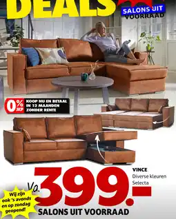 Seats and Sofas vince salons aanbieding