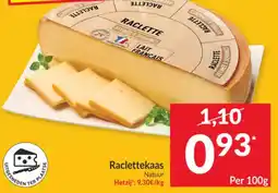 Intermarché Raclettekaas aanbieding