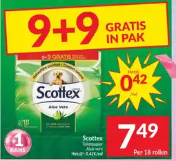 Intermarché Scottex Toilet papier Aloe vera aanbieding