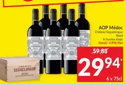 Intermarché AOP Médoc Château Seguelongue Rood aanbieding