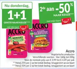 Intermarché Accro vegetarische producten aanbieding