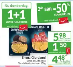 Intermarché Emma Giordanni Verse gevulde pasta aanbieding