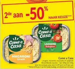 Intermarché Come a Casa macaroni gratin aanbieding