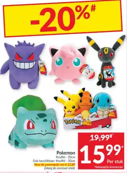 Intermarché Pokemon Knuffel aanbieding