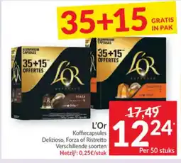 Intermarché L'Or Koffeecapsules aanbieding