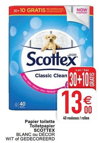 Papier toilette toiletpapier scottex