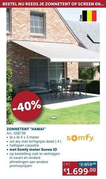 Zonnetent hawai