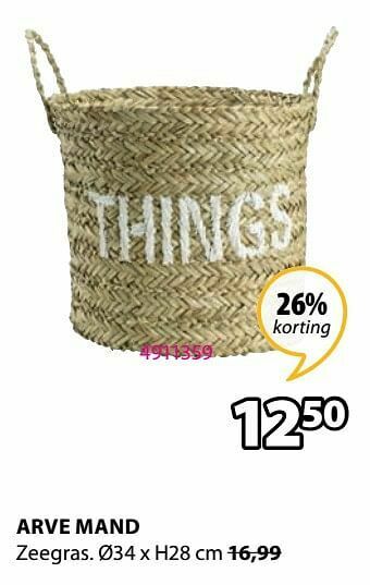 Jysk Arve mand aanbieding