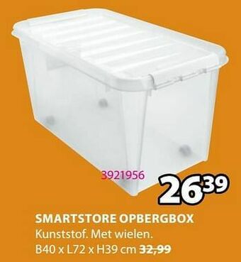 Jysk Smartstore opbergbox aanbieding