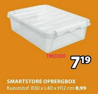 Jysk Smartstore opbergbox aanbieding