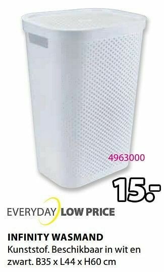Jysk Infinity wasmand aanbieding
