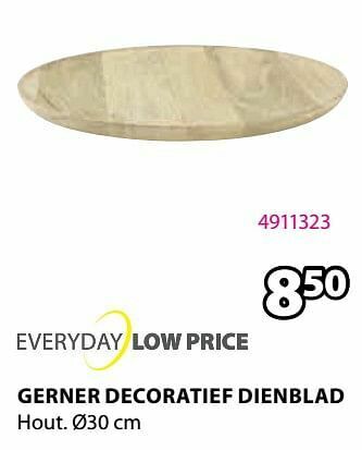 Jysk Gerner decoratief dienblad aanbieding