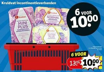 Kruidvat Discreet extra plus aanbieding