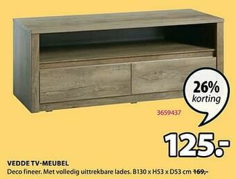 Jysk Vedde tv-meubel aanbieding