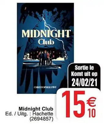 Cora Midnight club aanbieding