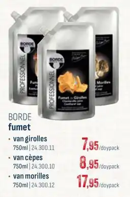 Horeca totaal borde fumet aanbieding