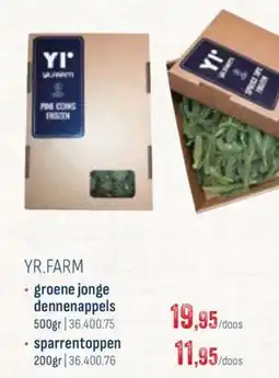 Horeca totaal YP. Farm aanbieding