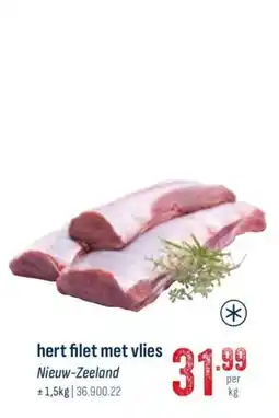 Horeca totaal hert filet met vlies aanbieding