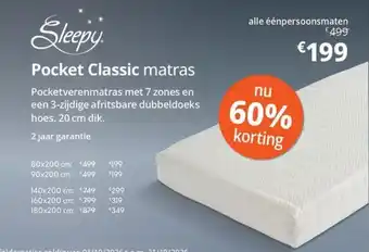 Pocket Classic matras