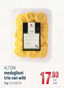 Horeca totaal Altoni medaglioni trio van wild aanbieding