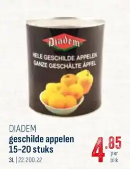 Horeca totaal Diadem geschilde appelen aanbieding