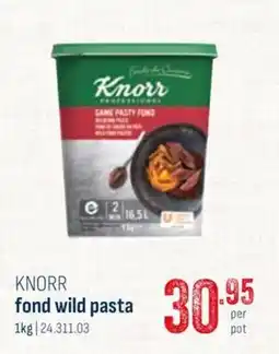 Horeca totaal Knorr fond wild pasta aanbieding