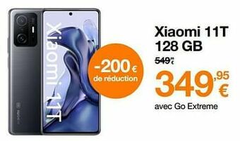 Orange Xiaomi 11t 128 gb aanbieding