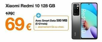 Orange Xiaomi redmi 10 128 gb aanbieding